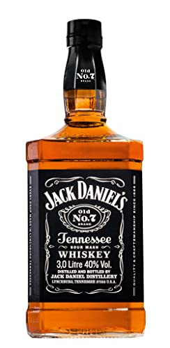 Jack Daniel's Old No. 7 Tennessee Whiskey - Karamell, Vanille und Noten von Eichenholz - 3.0L/ 40% Vol. von Jack Daniel's Old No. 7