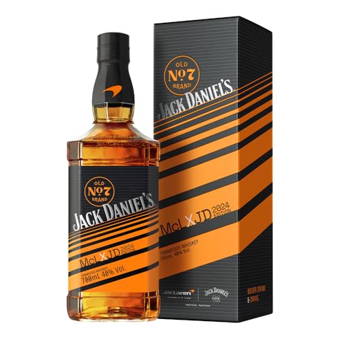 Jack Daniel's Old No.7 Tennessee Whiskey - McLaren Limited Edition 2023 - zwei ikonische Marken, eine unverwechselbare Flasche - In edler Geschenkverpackung - 0.7L/40% Vol. von Jack Daniel's