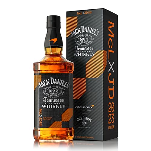 Jack Daniel's Old No.7 Tennessee Whiskey - McLaren Limited Edition 2023 - zwei ikonische Marken, eine unverwechselbare Flasche - In edler Geschenkverpackung - 0.7L/40% Vol. von Jack Daniel's