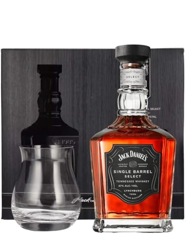 Jack Daniel's Select Single Barrel Tennessee Whiskey 47% Vol. 0,7l in Geschenkbox mit Snifter Glas von Jack Daniel's