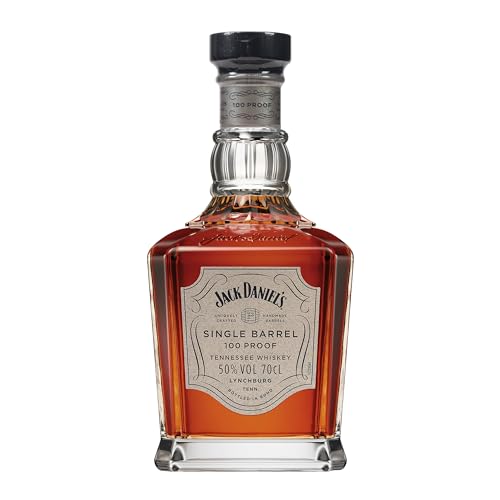 Jack Daniel's Single Barrel 100 Proof - Tennessee Whiskey - Inklusive Geschenkverpackung - Karamell, Vanille und dunkle Schokolade - 0.7L/ 50% Vol. von Jack Daniel's