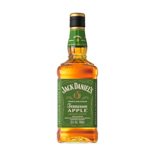 Jack Daniel's Tennessee Apple Whiskey - Ein Mix aus knackigen Äpfeln und süßen Karamell-Noten - 0.7L/ 35% Vol. von Jack Daniel's