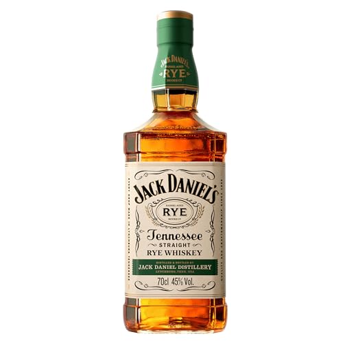 Jack Daniel's Tennessee Rye - Tennessee Whiskey - Mit süßen Karamell- und kräftigen Gewürz-Noten - 0.7l / 45% Vol. von Jack Daniel's