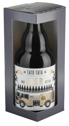 Jack´s Bierflasche Feuerwehr ''Tatü Tata - Das Bier ist da'' mit Geschenkverpackung 0,33 l/Männergeschenk/Zum Geburtstag/Party von Jack's