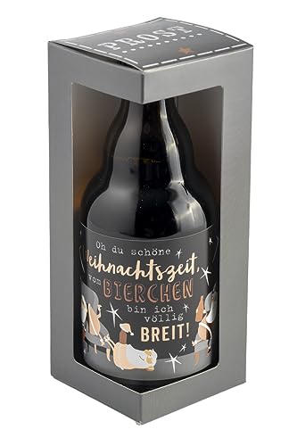 Jack´s Bierflasche Weihnachten ''Oh du schöne Weihnachtszeit...'' mit Geschenkverpackung 0,33 l/Wichteln/Nikolaus/Heilig Abend von Jack's