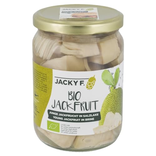 Jacky F. Junge Jackfrucht in Salzlake, Glas, 500g (12x500g) von Jacky F.