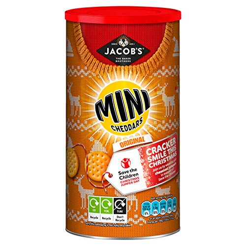 Jacob's Cheesonal Mini Cheddars Christmas Caddy 260g von Jacob's