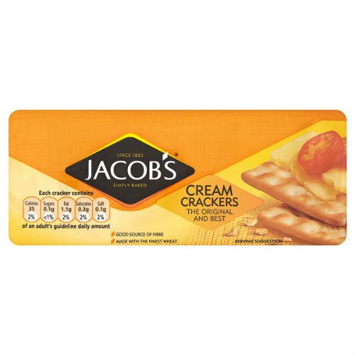 Jacob's Cream Crackers 200G x Case of 24 von Jacob's