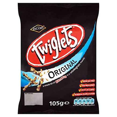 Jakobs Twiglets Original-105g (Packung mit 12 x 105g) von Jacob's