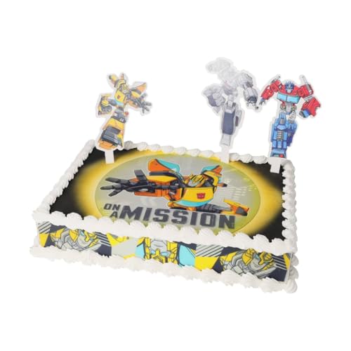 Cake Company individuelle Motivtorte erstellt mit Transformers | Essbare Tortendeko perfekt für Kindergeburtstage und Motto Partys von Jacobi Decor