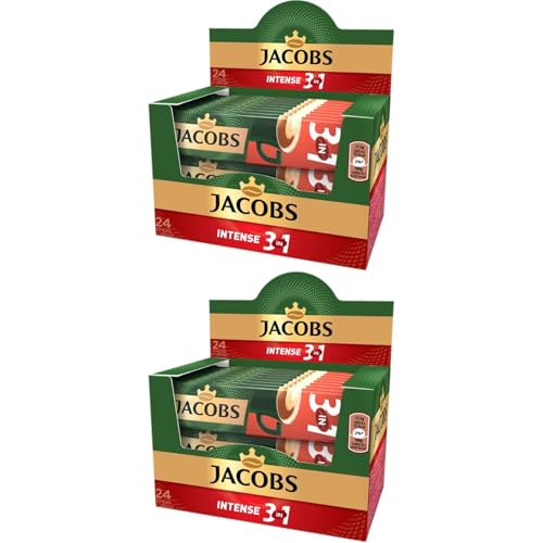 Jacobs 3-in-1 Intense Instantkaffee 48 x 17,5 g Intensiver Kaffeegeschmack von Jacobs