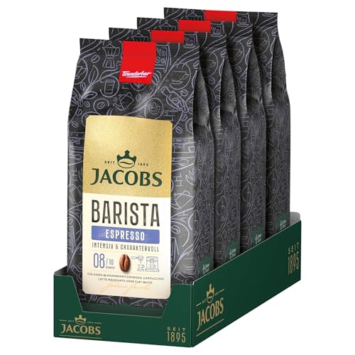 Jacobs Barista Editions Espresso, Kaffee Ganze Bohne, 4 x 1 kg von Jacobs