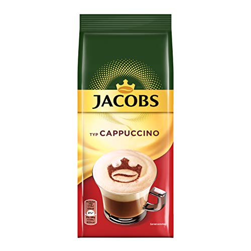 Jacobs Cappuccino, 10er Pack Kaffeespezialitäten, 10 x 400 g im Nachfüllbeutel von Jacobs