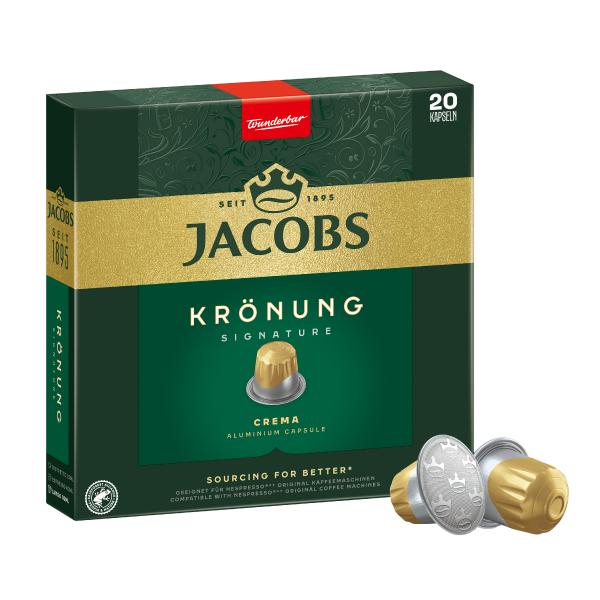 Jacobs Kaffeekapseln Krönung Crema 20 Kapseln von Jacobs