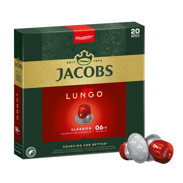 Jacobs Kaffeekapseln Lungo 6 Classico, 20 Kapseln von Jacobs