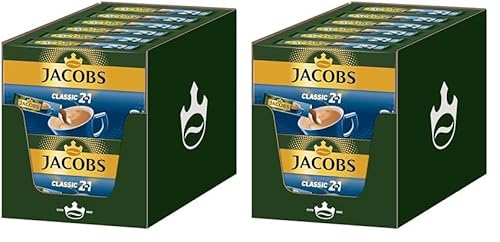 Jacobs Kaffeespezialitäten 2 in 1, 120 Sticks mit Instant Kaffee, 12 x 10 Getränke (Packung mit 2) von Jacobs