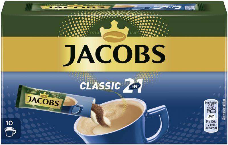 Jacobs Kaffeespezialitäten 2 in1 Classic von Jacobs