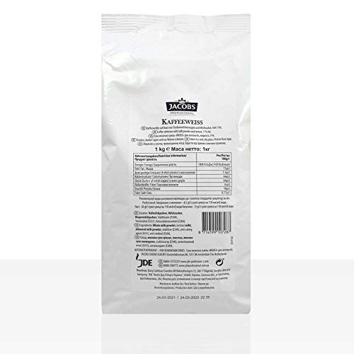 Jacobs Kaffeeweiss 15, Kaffeeweisser 1kg 15% Fett von Jacobs