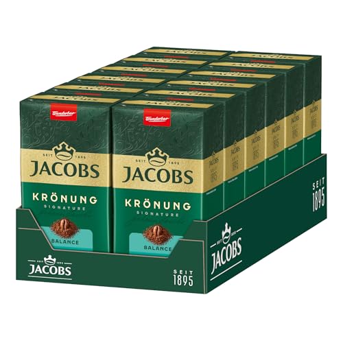 Jacobs Krönung Balance, 12er Pack Filterkaffee (12 x 500 g) von Jacobs