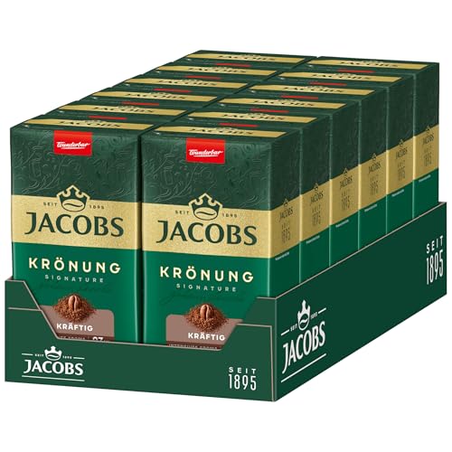 Jacobs Krönung Kräftig, 12er Pack Filterkaffee (12 x 500 g) von Jacobs