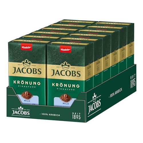 Jacobs Krönung Mild, 12er Pack Filterkaffee (12 x 500 g) von Jacobs