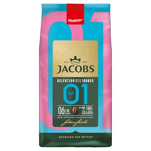 Jacobs No 1 Selektion des Jahres 2025 Kaffeebohnen 1kg - vollmundiges Aroma und ein Hauch von Zitrusnoten von Jacobs