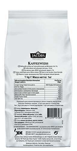 Jacobs Professional Kaffeeweiss, Kaffeeweißer Pulver 1kg, ideal für Heißgetränke-Automaten (11% Fett) von Jacobs