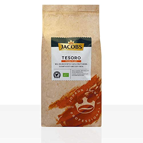 Jacobs Tesoro Caffé Crema Peru Bio 8 x 1Kg Arabica Bohne von Jacobs