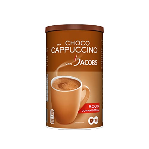 Jacobs VON JACOBS Choco Cappuccino, 500g Kaffeespezialitäten Dose (Packung mit 6) von Jacobs