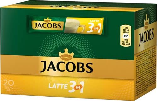 Kaffeegetränk Jacobs, Latte, 20 x 12,5 g von Jacobs