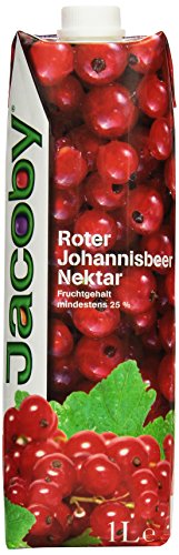 Jacoby Johannisbeernektar rot, 6er Pack (6 x 1 l) von Jacoby