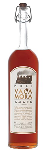 3er Set Vaca Mora Amaro Poli Likör (3 x 0,7 Liter) von Jacopo Poli