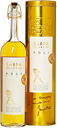 Jacopo Poli Grappa Sarpa Barrique di Poli in Geschenkröhre (1 x 0.7 l) von Jacopo Poli