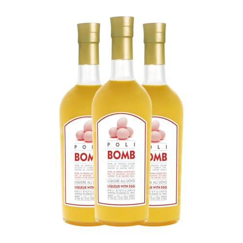 Liköre Jacopo Poli Bomb Eierlikör Venezia 70 cl (Karton mit 3 Flaschen von 70 cl) von Jacopo Poli