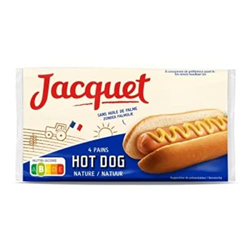 Jacquet Brote für Hot Dogs – 240 g von Jacquet