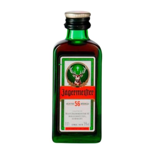 Kräuterlikör 24 Einheiten Box Mast Jägermeister Miniaturflasche 5 cl von Jägermeister Mast Jäger Meister