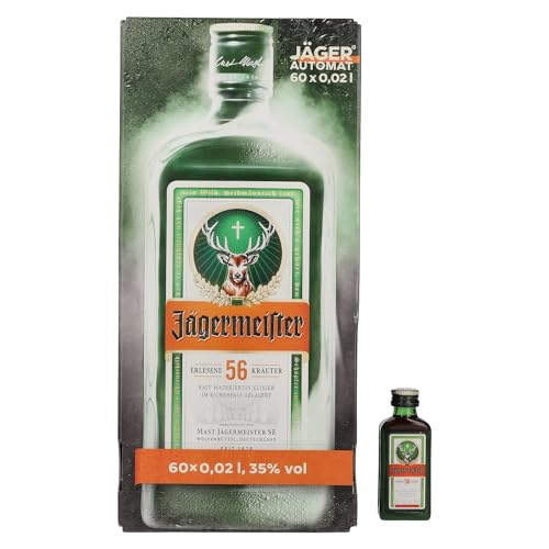 Jägermeister Automat 35% 60 x 0,02 Liter 1 Stück von Jägermeister