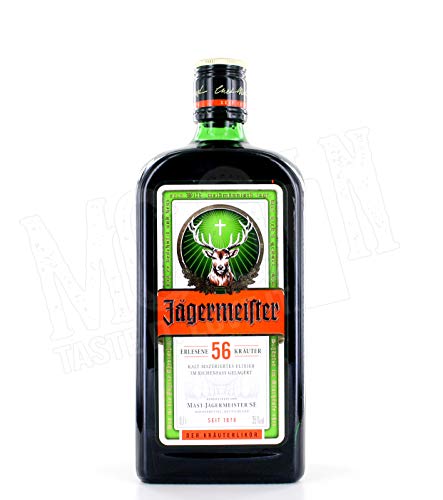 Jägermeister Geschenkpaket mit Flachmann - Schnaps Flacon - Schnapsflasche 0,7l 35% vol. von Jägermeister