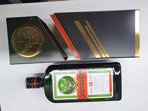 Jägermeister Geschenkset 0,7l + in der TinBox eckig Blech (35% Vol.) Edition Winter 2020 von Jägermeister