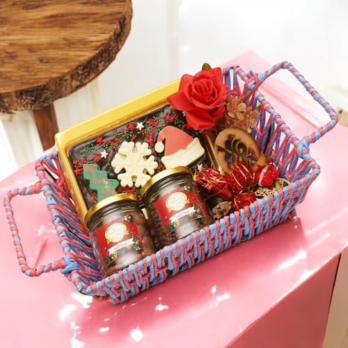 Ghasitaram Gifts Jaiccha Christmas Gifts Christmas Multicolur Basket von Jaiccha