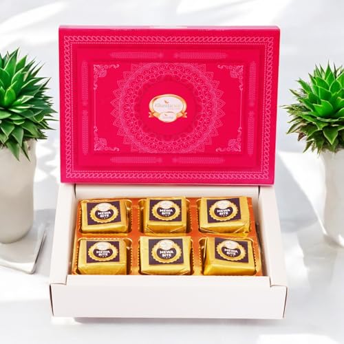 Ghasitaram Gifts Jaiccha Mewa Bites Box 6 Pcs |Diwali,Holi,Rakhi,Valentine,Christmas,Birthday,Anniversary,Her,Him| von Jaiccha