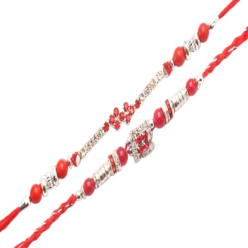 Ghasitaram Gifts Jaiccha Rakhi for Brother Rakhis Online - Set of 2-333, 8983 diamond Rakhi von Jaiccha