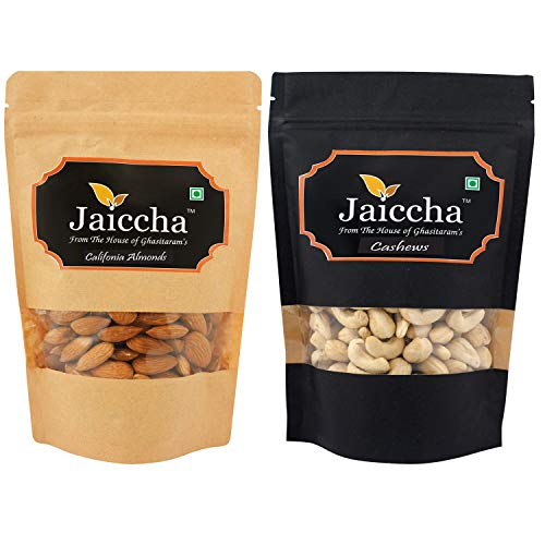 Jaiccha Ghasitaram Almonds and Cashew Pouches 200 GMS von Jaiccha