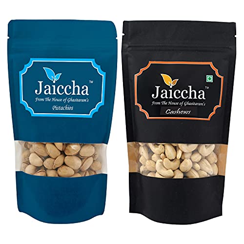 Jaiccha Ghasitaram Cashews and Pistachios Pouches 200 GMS von Jaiccha