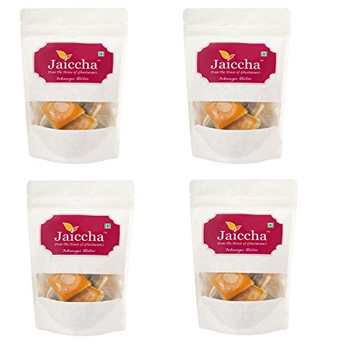 Jaiccha Ghasitaram Mango Bites 800 GMS in White Paper Pouch von Jaiccha