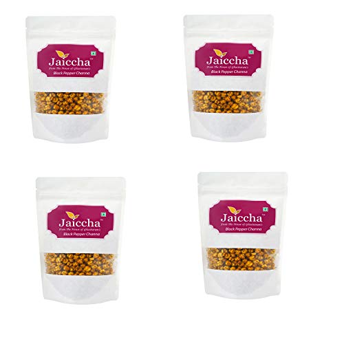 Jaiccha Ghasitaram Namkeen - Black Pepper Channa 800 GMS in White Paper Pouch von Jaiccha