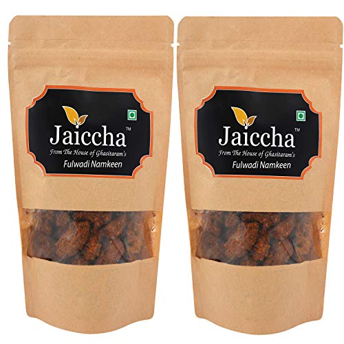 Jaiccha Ghasitaram Namkeen - Fulwadi Namkeen 400 GMS in Brown Paper Pouch von Jaiccha