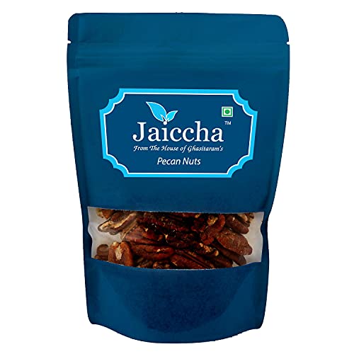 Jaiccha Ghasitaram Pecan Nuts 200 GMS in White Paper Pouch von Jaiccha