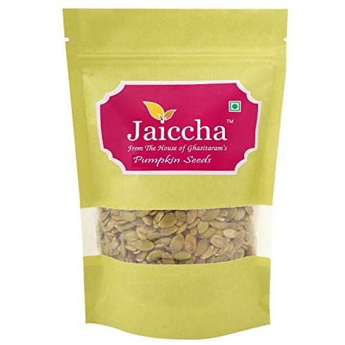 Jaiccha Ghasitaram Pumpkin Seeds 200 GMS in Green Paper Pouch von Jaiccha