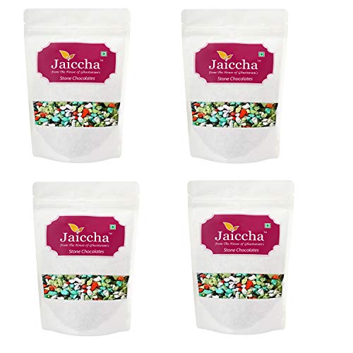 Jaiccha Ghasitaram Stone/ Rock Chocolates 800 GMS in White Paper Pouch von Jaiccha